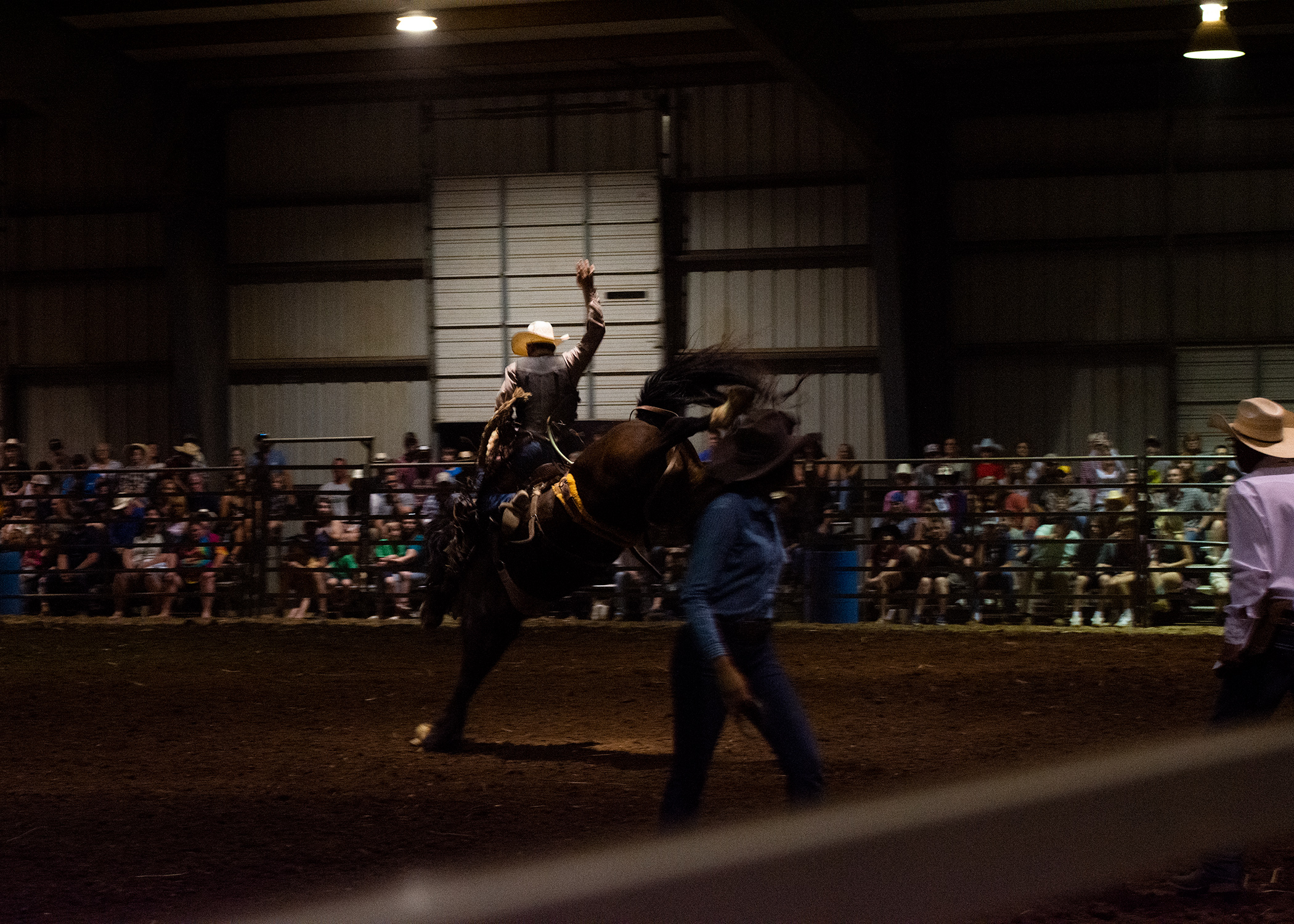 Horse rider at Whip Crackin' Rodeo, Wilson County