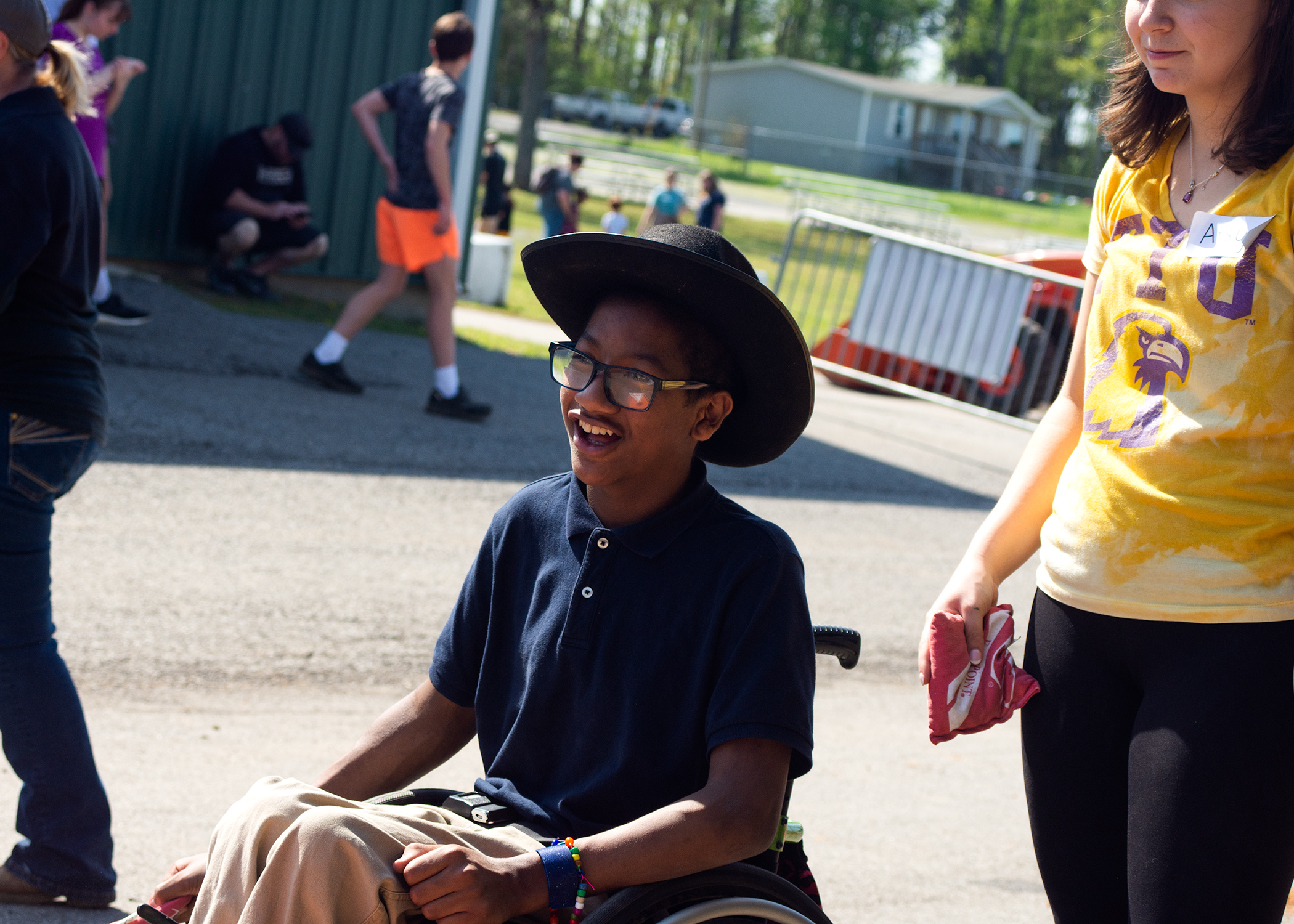 Kid at Whip Crackin' Rodeo, Wilson County