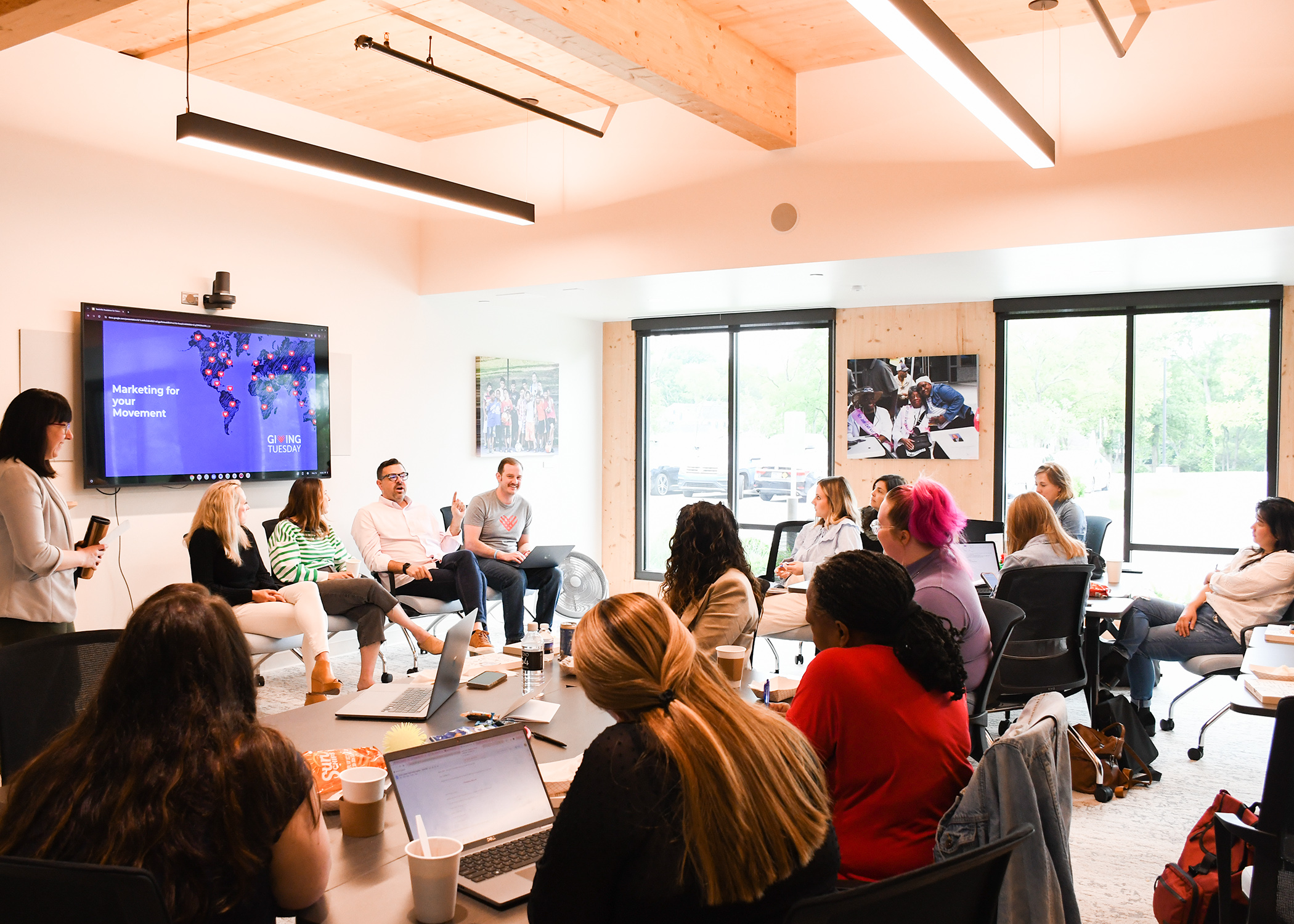 Giving Tuesday Meeting Building Bridges Room