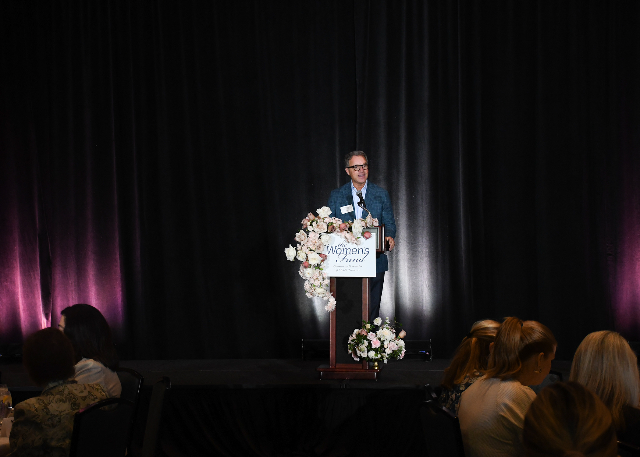 Hal Cato at Women's Fund Power of the Purse luncheon