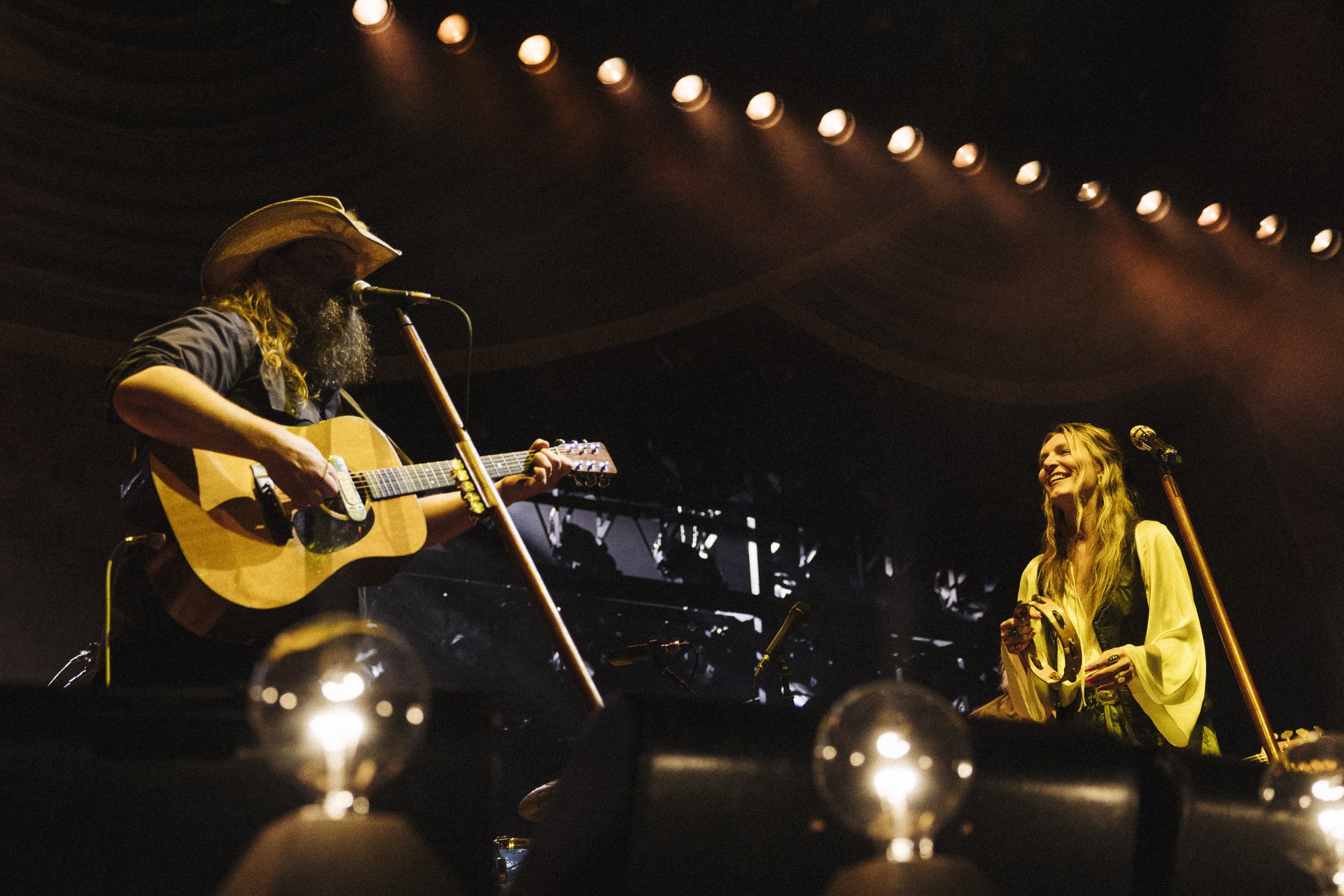 Singer-songwriter Chris Stapleton performs onstage. Photo Credit: Andy Barron